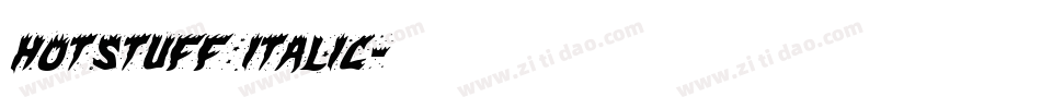 HotStuff Italic字体转换